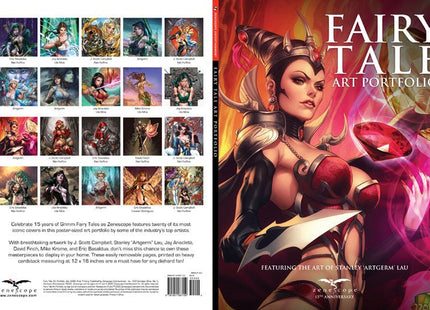 Grimm Fairy Tales - 15th Anniversary Art Portfolio Cover A - Artgerm - GFT15AAPA - Zenescope Entertainment Inc