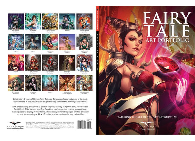 Grimm Fairy Tales - 15th Anniversary Art Portfolio Cover A - Artgerm - GFT15AAPA - Zenescope Entertainment Inc