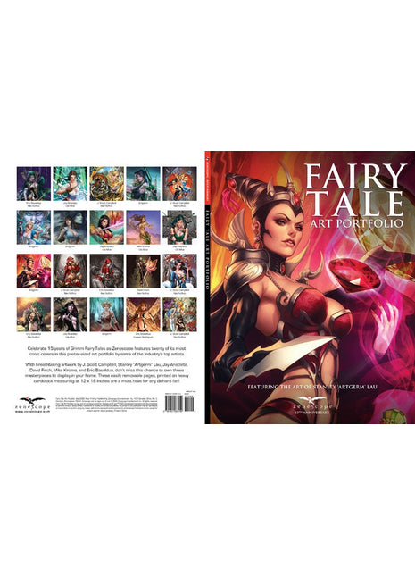 Grimm Fairy Tales - 15th Anniversary Art Portfolio Cover A - Artgerm - GFT15AAPA - Zenescope Entertainment Inc