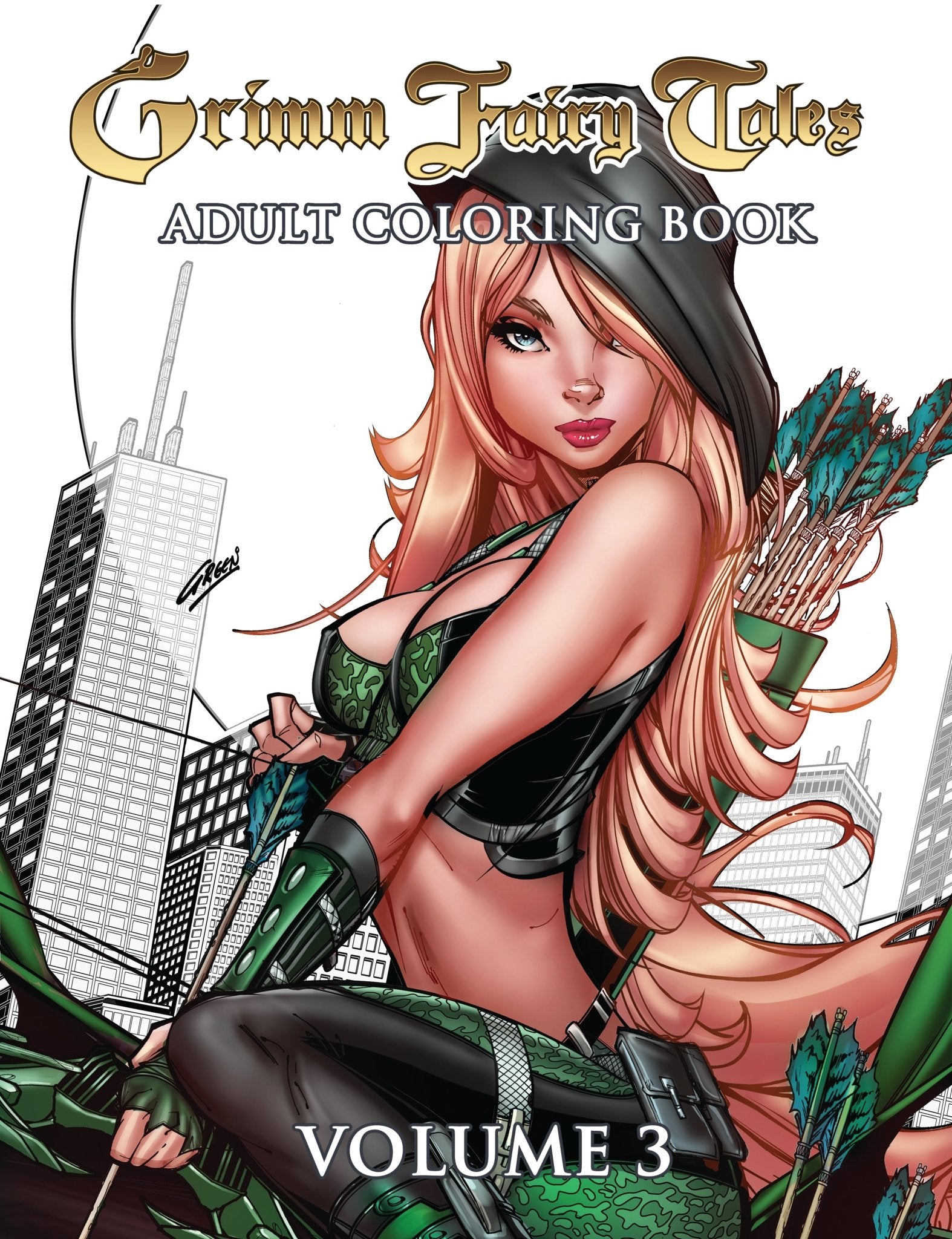 Grimm Fairy Tales Adult Coloring Book Boxed Set Zenescope GFT New