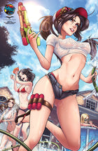 Drax Gal - 2023 Liberty Comic Con Anime Collectible Cover - LE 199 - GFTSWIM2023G Pick K6 - Zenescope Entertainment Inc