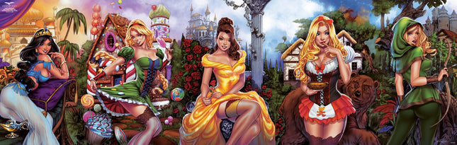 Elias Chatzoudis - 2021 Classic Fairy Tale Gatefold Collectible Cover - LE 250 - GFTV247K Pick AL4 - Zenescope Entertainment Inc
