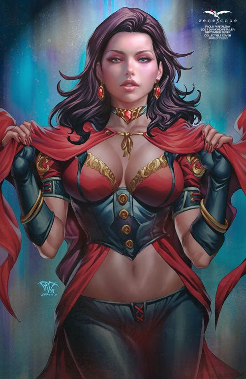Paolo Pantalena - 2021 Diamond Retailer September Silver Collectible Cover - LE 250 - GFTV251L - Zenescope Entertainment Inc