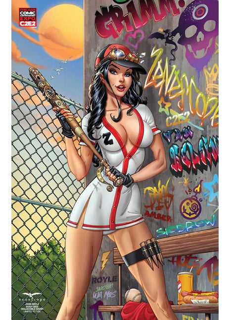 John Royle - 2022 C2E2 Collectible Cover - LE 125 - GFTV262L Pick F4M - Zenescope Entertainment Inc