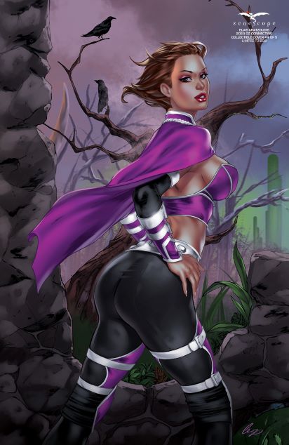 Elias Chatzoudis - 2023 Oz Connecting Collectible Cover #4 of 5 - Limited to 299 - GFTV267Q Pick H2 - Zenescope Entertainment Inc