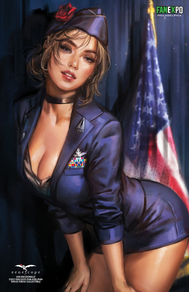 Ian MacDonald - 2023 Fan Expo Philadelphia - Space Force Collectible Cover - LE 225 - GFTV272M Pick AA3 - Zenescope Entertainment Inc
