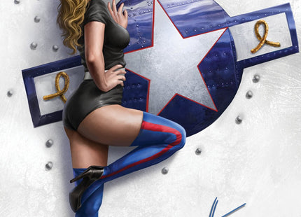 Carla Cohen- 2023 4th of July - Marines Collectible Cover - Limited to 225 - GFTV273H - Zenescope Entertainment Inc