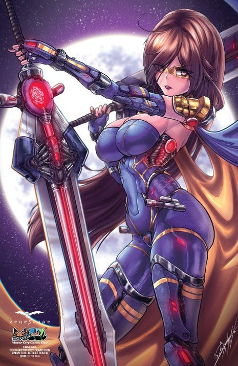 Drax Gal - 2023 Motor City Comic Con - Anime Collectible Cover - LE 199 - GRETELSODV Pick R4 - Zenescope Entertainment Inc