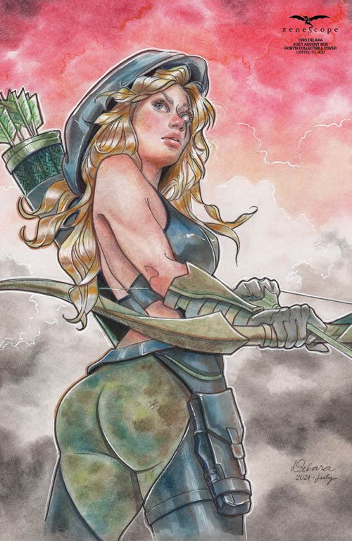 Cris Delara - 2021 Advent Box Hood Collectible Cover - LE 400 - GSCVZI Pick AD3 - Zenescope Entertainment Inc