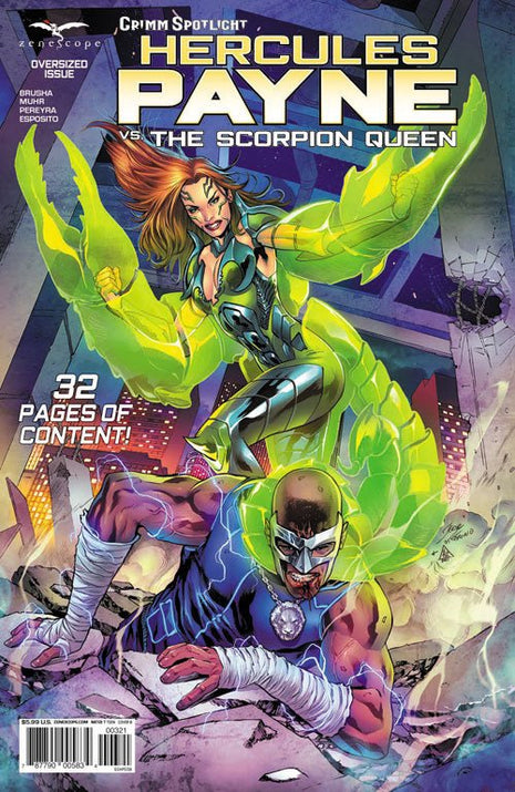 Grimm Spotlight: Hercules Payne vs Scorpion Queen - GSHPSQB Pick E2N - Zenescope Entertainment Inc