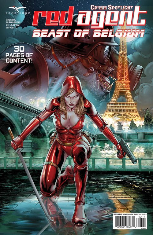 Grimm Spotlight: Red Agent - Beast of Belgium - GSRABBA Pick C4K - Zenescope Entertainment Inc