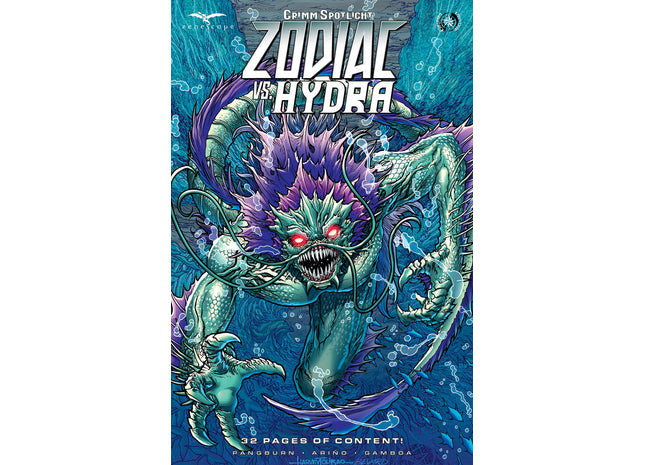 COMING AUGUST 30TH: Grimm Spotlight: Zodiac vs. Hydra - GSZVHB Pick C3D - Zenescope Entertainment Inc