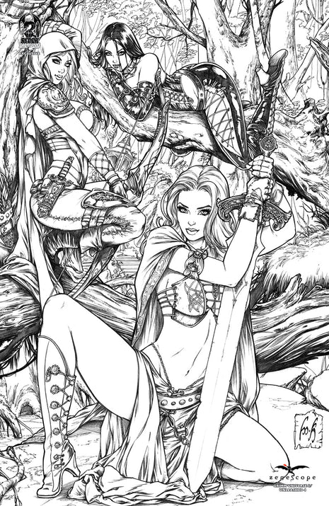 Grimm Universe #5 / Unleashed #4 - Cover E - GU05-UL04E Pick AS4 - Zenescope Entertainment Inc