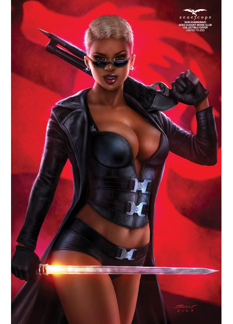 Sun Khamunaki - 2023 August Movie Club Collectible Cover - LE 250 - GUPQSBNQL Pick E4 - Zenescope Entertainment Inc