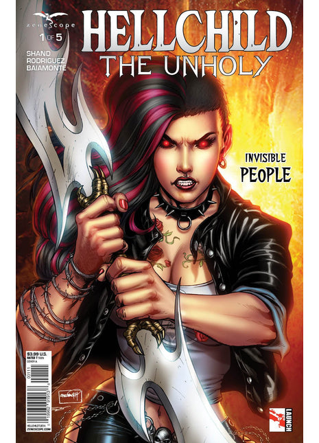 Hellchild: The Unholy #1 - HELLCHILDTU01A Pick F5A - Zenescope Entertainment Inc