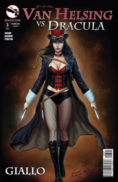 Van Helsing vs. Dracula #3 - HELVSDRAC03B PICK K1E - Zenescope Entertainment Inc