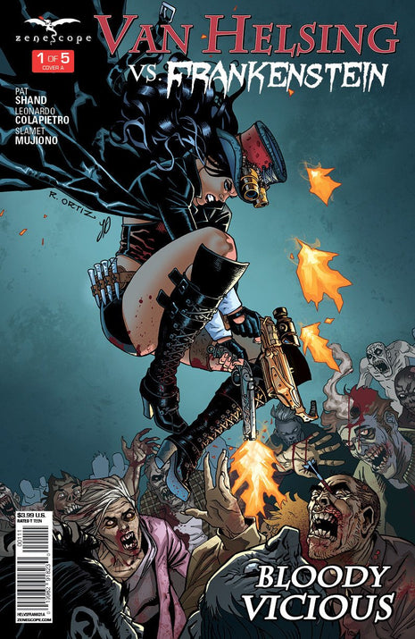 Van Helsing vs. Frankenstein #1 - HELVSFRANK01A - Zenescope Entertainment Inc