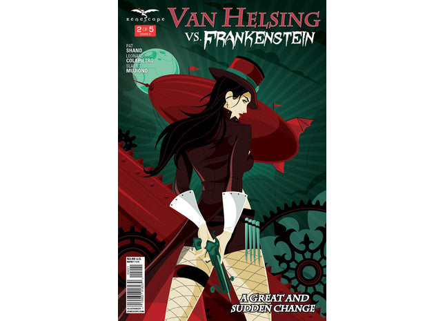 Van Helsing vs. Frankenstein #2 - HELVSFRANK02B PICK K3A - Zenescope Entertainment Inc