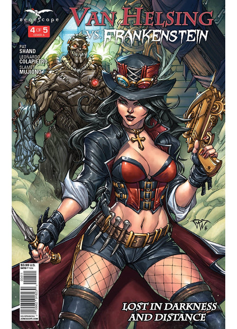 Van Helsing vs. Frankenstein #4 - HELVSFRANK04A PICK K3B - Zenescope Entertainment Inc