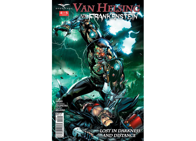 Van Helsing vs. Frankenstein #4 - HELVSFRANK04B PICK K3B - Zenescope Entertainment Inc