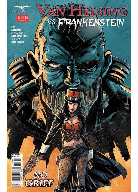 Van Helsing vs. Frankenstein #5 - HELVSFRANK05A PICK K3B - Zenescope Entertainment Inc