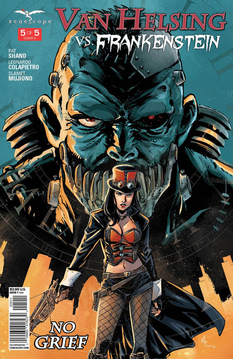 Van Helsing vs. Frankenstein #5 - HELVSFRANK05A PICK K3B - Zenescope Entertainment Inc
