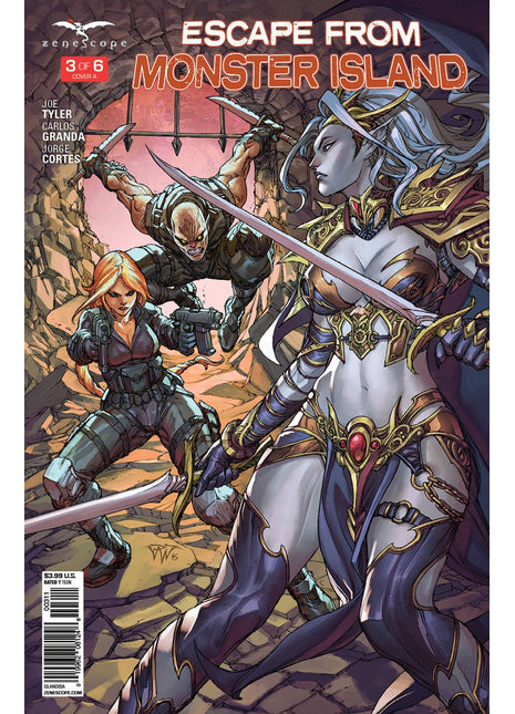 Escape From Monster Island #3 - ISLAND03A PICK J4D - Zenescope Entertainment Inc