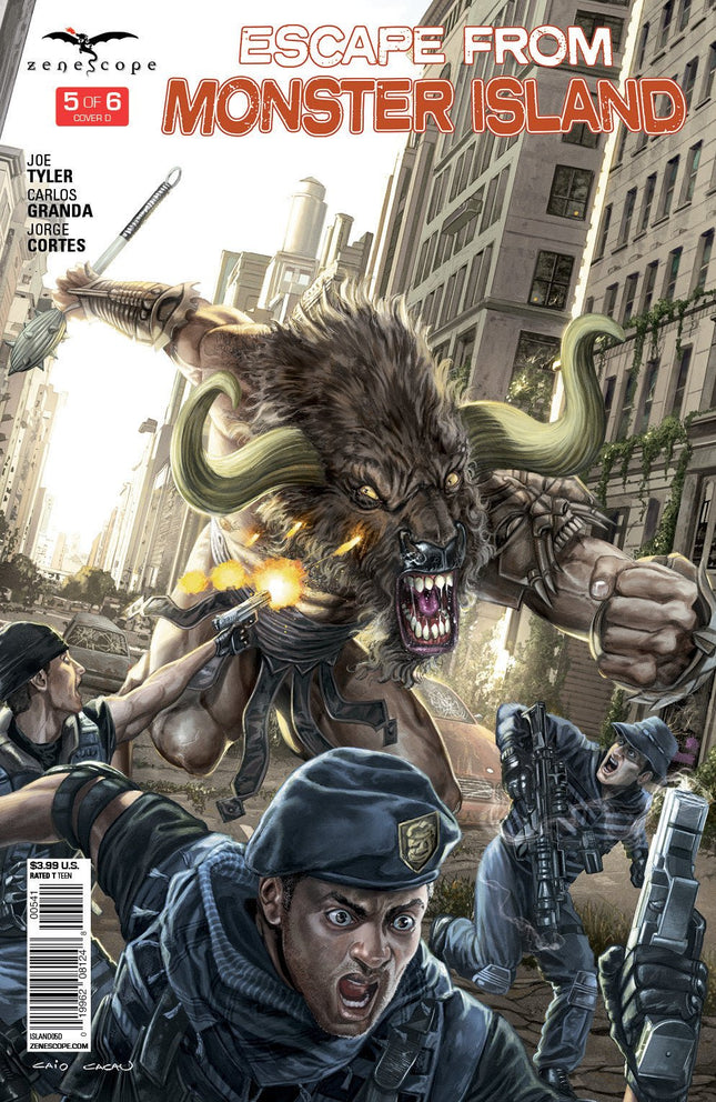 Escape From Monster Island #5 - ISLAND05D PICK J4G - Zenescope Entertainment Inc