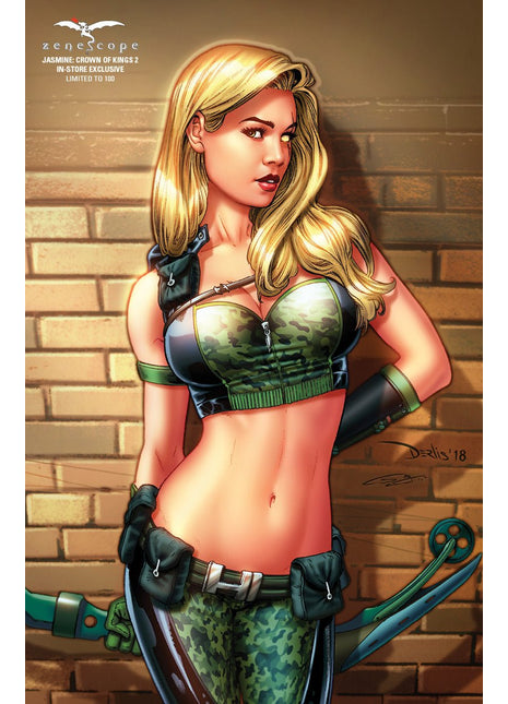 Jasmine: Crown of Kings #2 - Cover F - LE 100 - JASMINECK02F PICK I3I - Zenescope Entertainment Inc