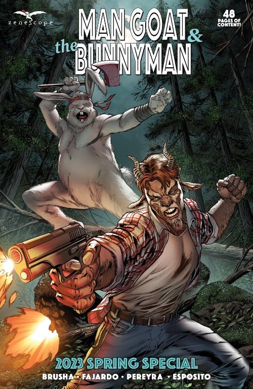 Man Goat & the Bunnyman: 2023 Spring Special - MGBM2023A Pick F3H - Zenescope Entertainment Inc