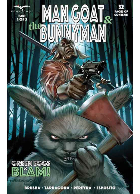 Man Goat & the Bunnyman: Green Eggs and BLAM #1 - MGBMGEB01A / Loading Dock - Zenescope Entertainment Inc