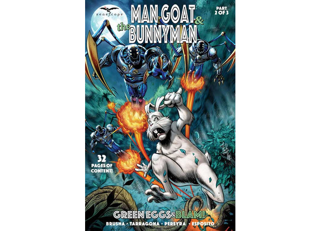 Man Goat & the Bunnyman: Green Eggs and BLAM #2 - MGBMGEB02B Pick C3N - Zenescope Entertainment Inc