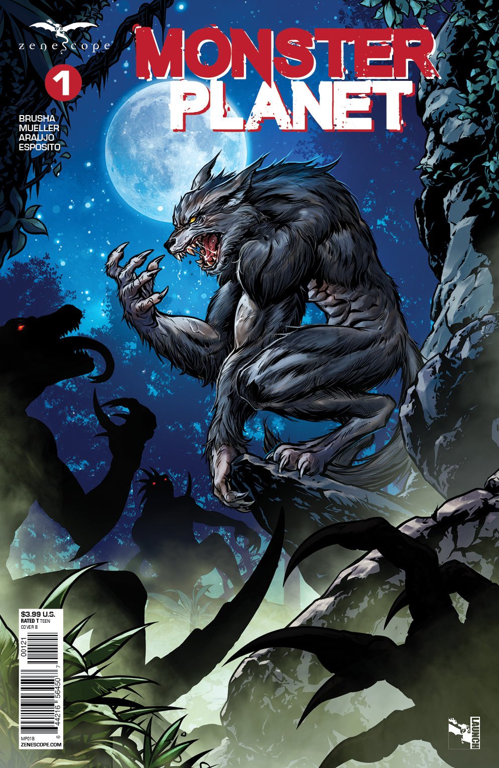 Monster Comic Book Art