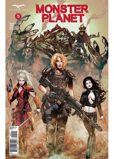 Monster Planet #5 - MP05A - Zenescope Entertainment Inc