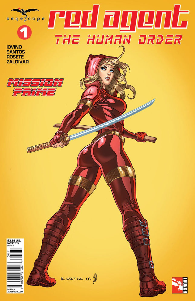 Red Agent: The Human Order #1 - RAHO01A PICK J2A - Zenescope Entertainment Inc