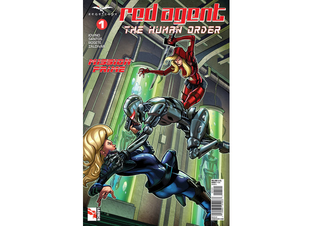 Red Agent: The Human Order #1 - RAHO01B PICK J2A/ Loading Dock - Zenescope Entertainment Inc
