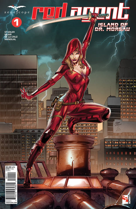 Red Agent: Island of Dr. Moreau #1 - RAIDM01A Pick B2D - Zenescope Entertainment Inc