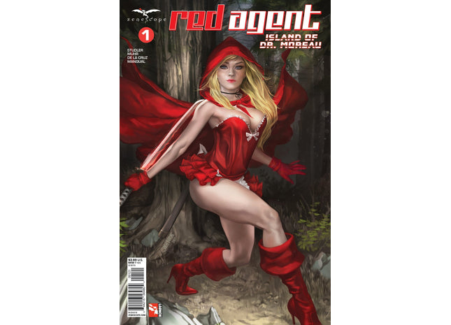 Red Agent: Island of Dr. Moreau #1 - RAIDM01B Pick B2D - Zenescope Entertainment Inc