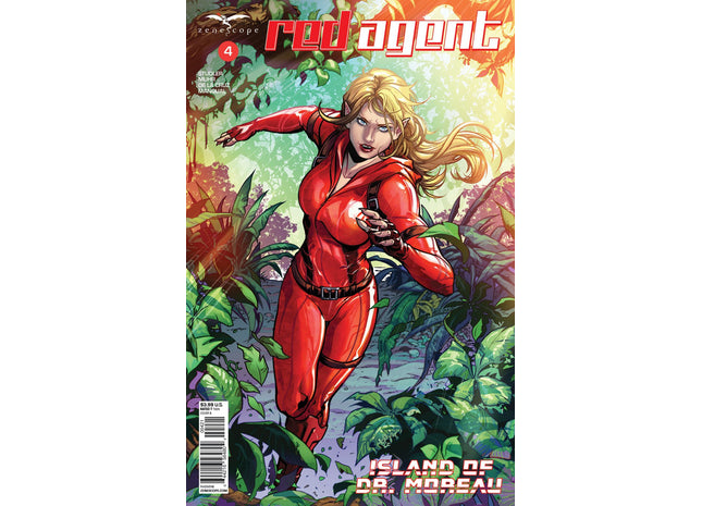 Red Agent: Island of Dr. Moreau #4 - RAIDM04B Pick B1C - Zenescope Entertainment Inc