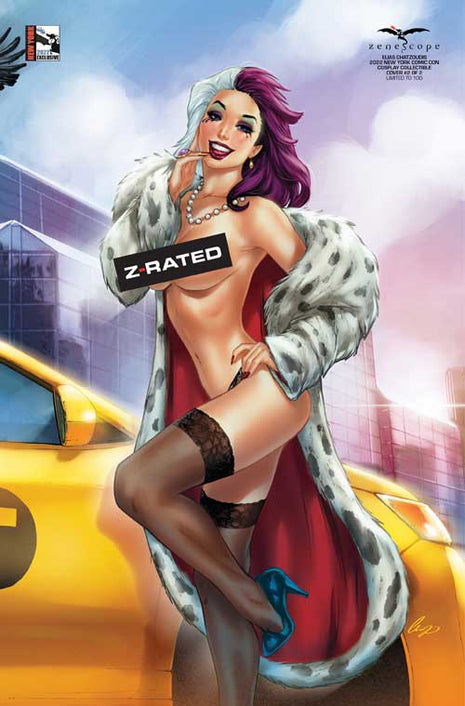 Elias Chatzoudis - 2022 New York Comic Con Cosplay Collectible Cover - #2 of 2 - LE 100 - RHBYF Pick AB3 - Zenescope Entertainment Inc