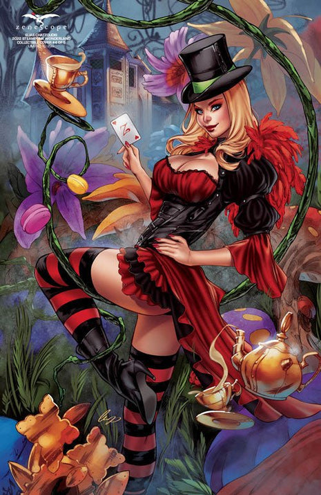 Elias Chatzoudis - 2022 Steampunk Wonderland Collectible Cover #4 of 5 - LE 299 - RHHSHM Pick AN2 - Zenescope Entertainment Inc