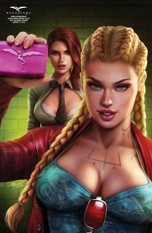 Sun Khamunaki - 2023 April Movie Club Collectible Cover - LE 250 - RHTCCG Pick V3 - Zenescope Entertainment Inc