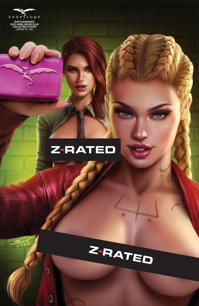 Sun Khamunaki - 2023 April Movie Club Collectible Cover - LE 100 - RHTCCH Pick X2 - Zenescope Entertainment Inc