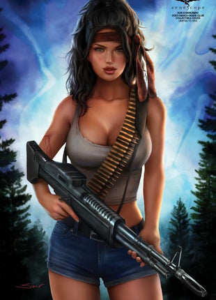 Sun Khamunaki - 2023 March Movie Club Collectible Cover - LE 250 - VHDAF Pick R2 - Zenescope Entertainment Inc