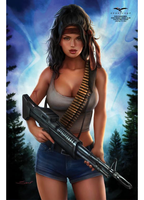 Sun Khamunaki - 2023 March Movie Club Collectible Cover - LE 250 - VHDAF Pick R2 - Zenescope Entertainment Inc