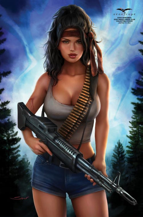 Sun Khamunaki - 2023 March Movie Club Collectible Cover - LE 250 - VHDAF Pick R2 - Zenescope Entertainment Inc