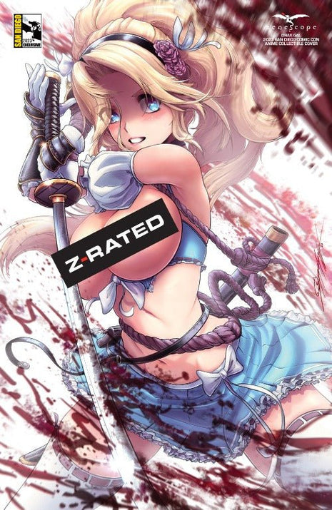 Drax Gal - 2023 San Diego Comic Con - Anime Collectible Cover - LE 99 - VHFNK Pick J1 - Zenescope Entertainment Inc