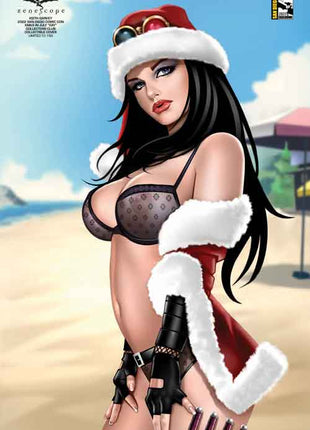 Keith Garvey - 2022 San Diego Comic Con Xmas in July "Day" Collectors Club Cosplay Collectible Cover - LE 150 - VHFTDJ Pick AC1 - Zenescope Entertainment Inc