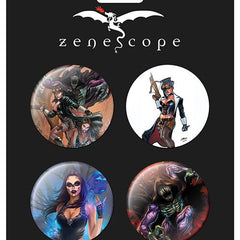 Van Helsing: Rites of Shadows Button Set - VHROSBS - Zenescope Entertainment Inc