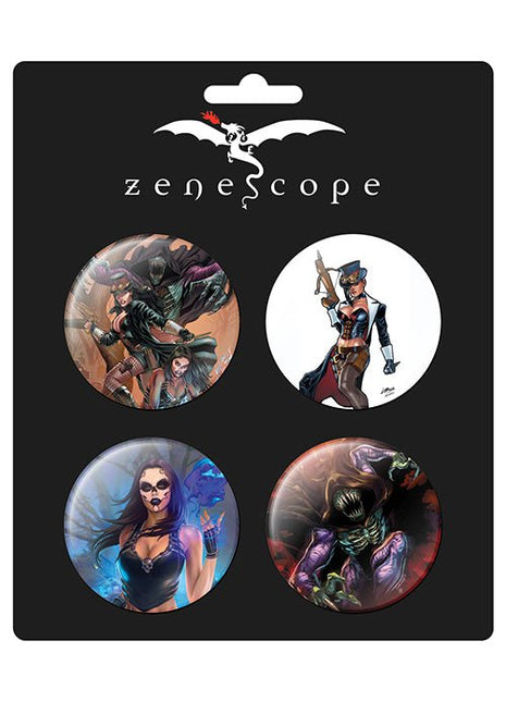 Van Helsing: Rites of Shadows Button Set - VHROSBS - Zenescope Entertainment Inc